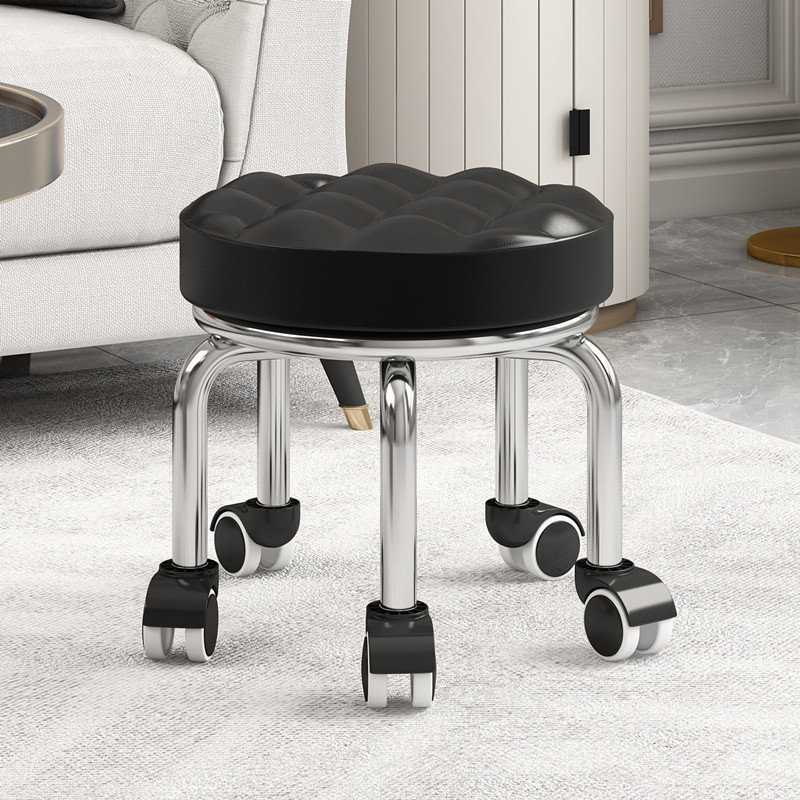 Wholesale Home Bench Bathroom Low Bench Mosaic Small Bench Children's Walking Round Bench Foot Bath Pedicure Chair Soft Seat Slip