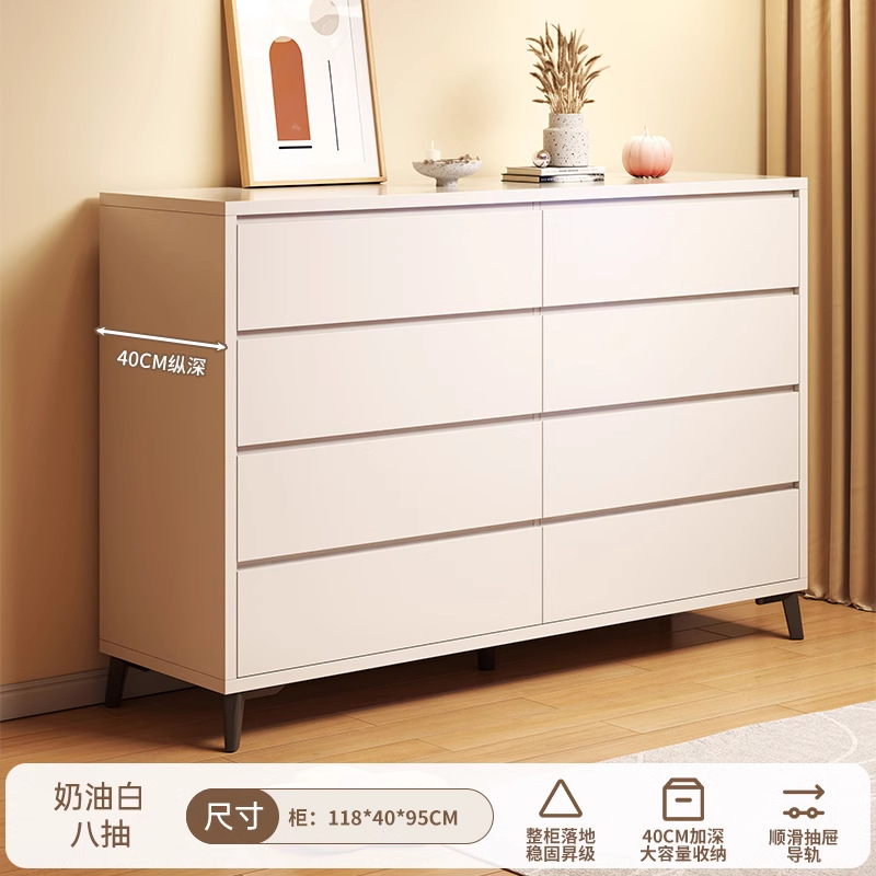 Italiano de lujo ligero dormitorio armario de almacenamiento doméstico sala de estar contra la pared armario de almacenamiento en el cajón de la casa cinco armarios