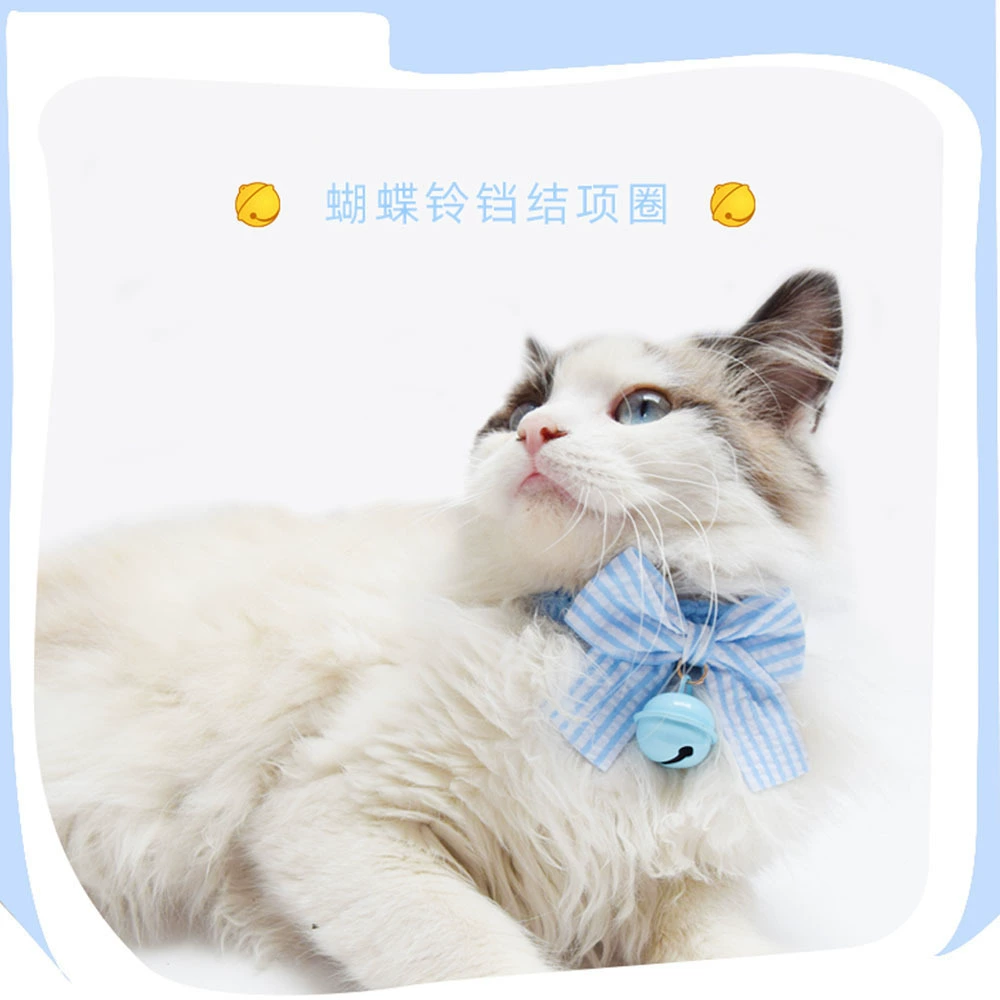 Кошачий лук колокольчик ошейник домашние животные шарф милые мягкие шейные кольца собаки фото куклы украшения