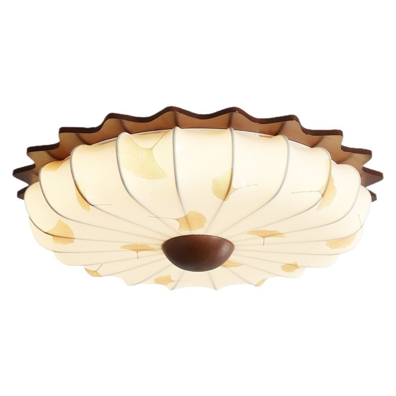 [Estrictamente seleccionado] Lámpara de techo de estilo antiguo Nueva luz de impresión retro Zen de estilo chino