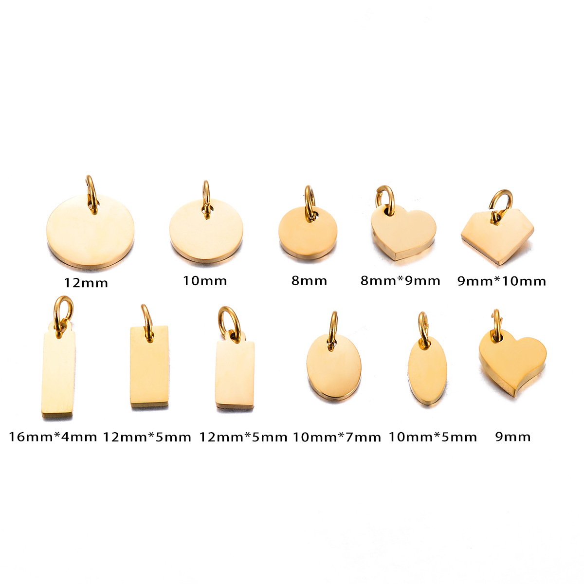 Pendant Jewelry Making Type 5 PCS/Package 304 Stainless Steel Solid Color Extension Chain