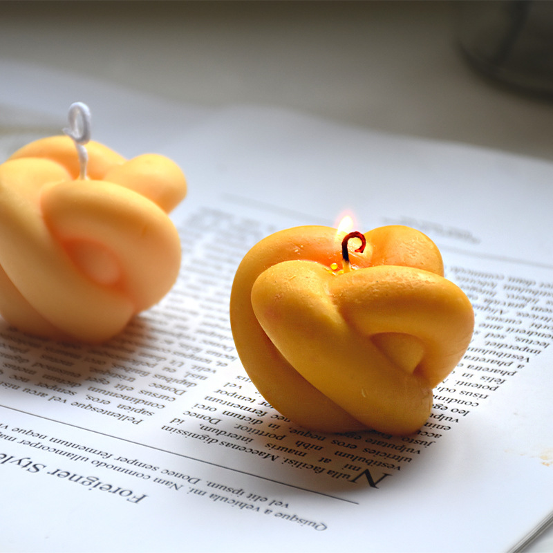 Transfronterizo ins Super caliente bola de lana nudo silicona vela molde yeso aromaterapia hecho a mano DIY fondant arcilla adornos