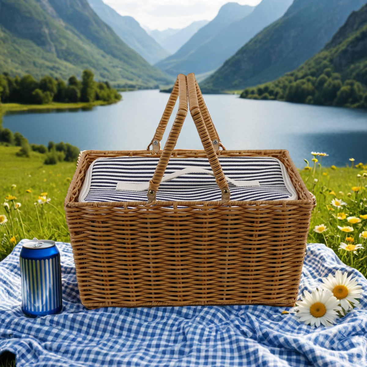 Almacenamiento de vid de plástico de mano de compras aislamiento al aire libre cesta de picnic huevos cesta de almacenamiento cesta de compras de mano cesta de compras de verduras