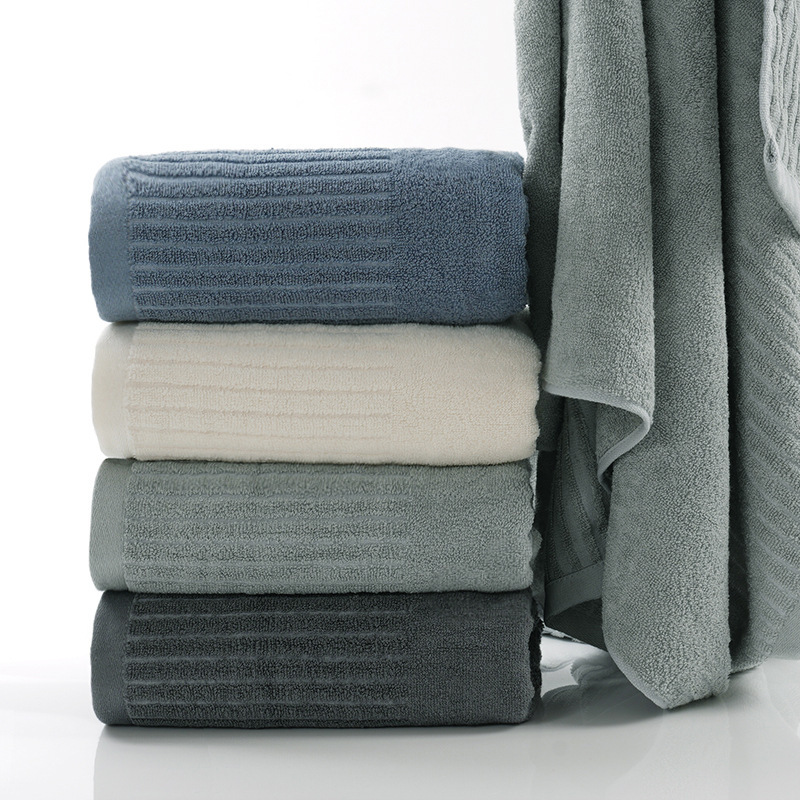 Bamboo Fiber Bath Towel, Enlarged, Lint-Free, Water-Absorbent, Soft Bath Towel, Adult Household Bath Towel, Wholesale Gift Embroidered Logo