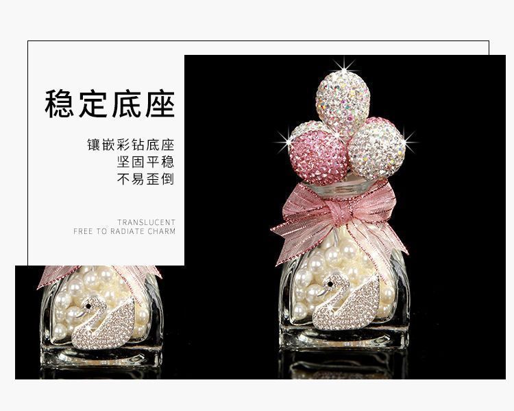 Confession balloon personality creative car ornaments diamond perfume bottle ornaments cushion car multiple styles car interior ornaments
