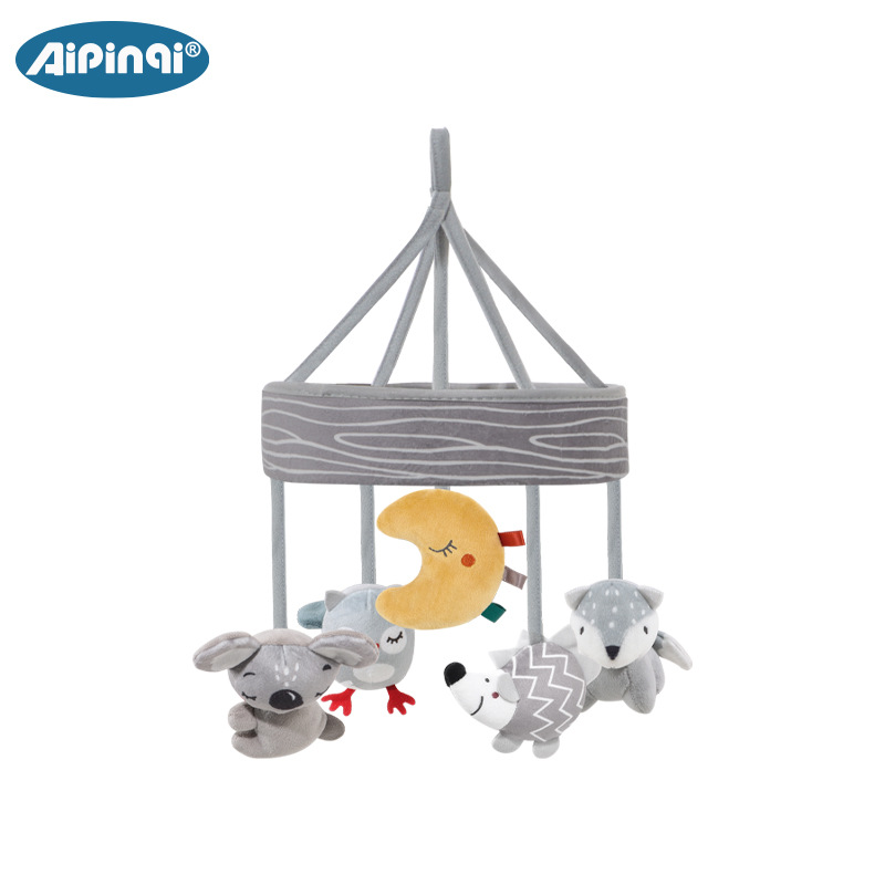 Sonajero de cabecera de recién nacido Juguete de bebé Colgante giratorio Colgante de cama Colgante de bebé Colgante de confort de cochecito en stock
