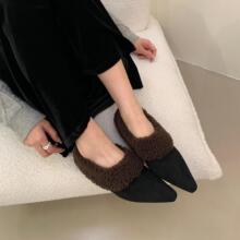 �͹żӽq��ů��ЬŮ2025���¿�r���n���ɫ�ٴ��@��ëë������Ь