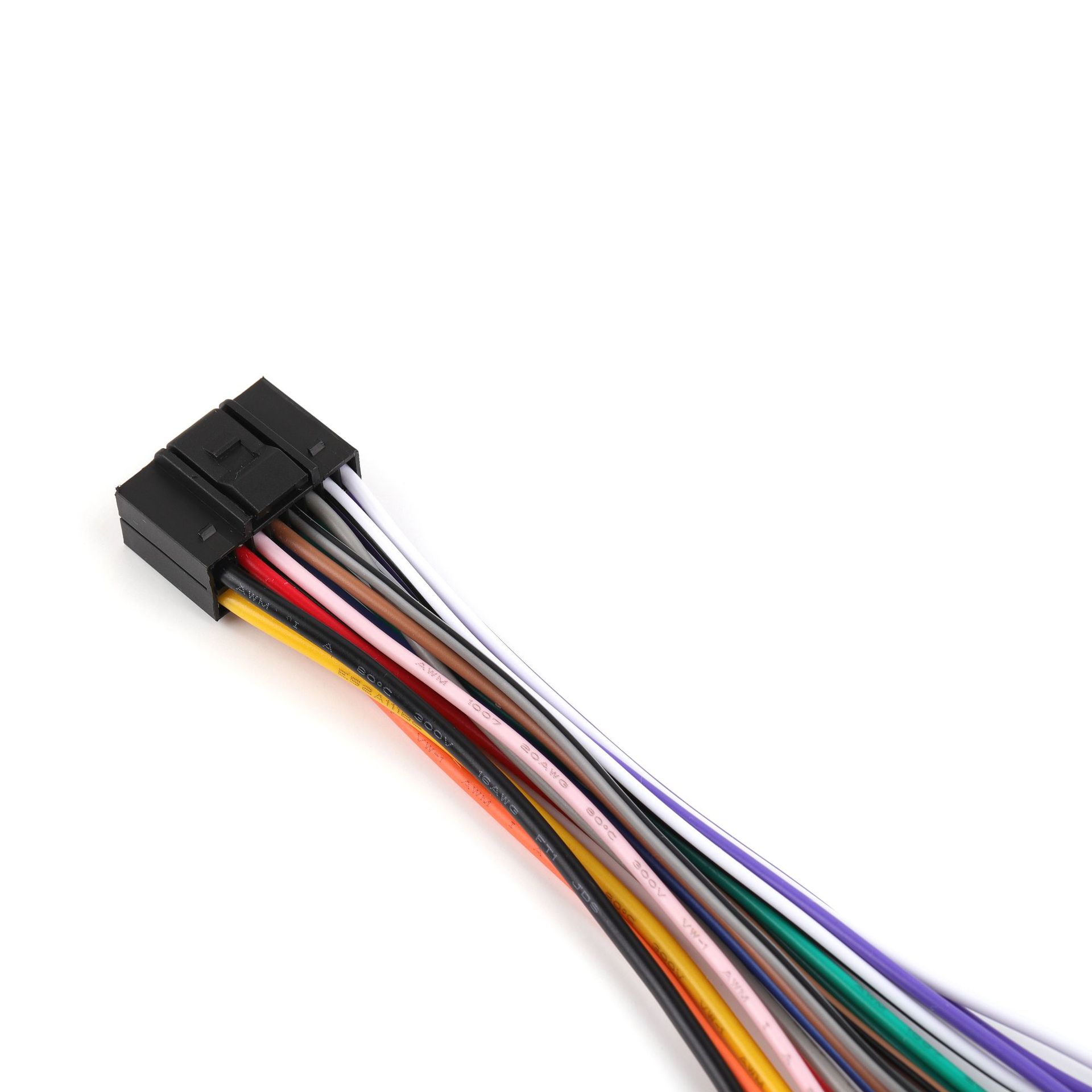 Esquema de edición pública de Palm News Cable de navegación automotriz 16P cable de alimentación universal cable de bocina de alimentación Android navegación de pantalla grande