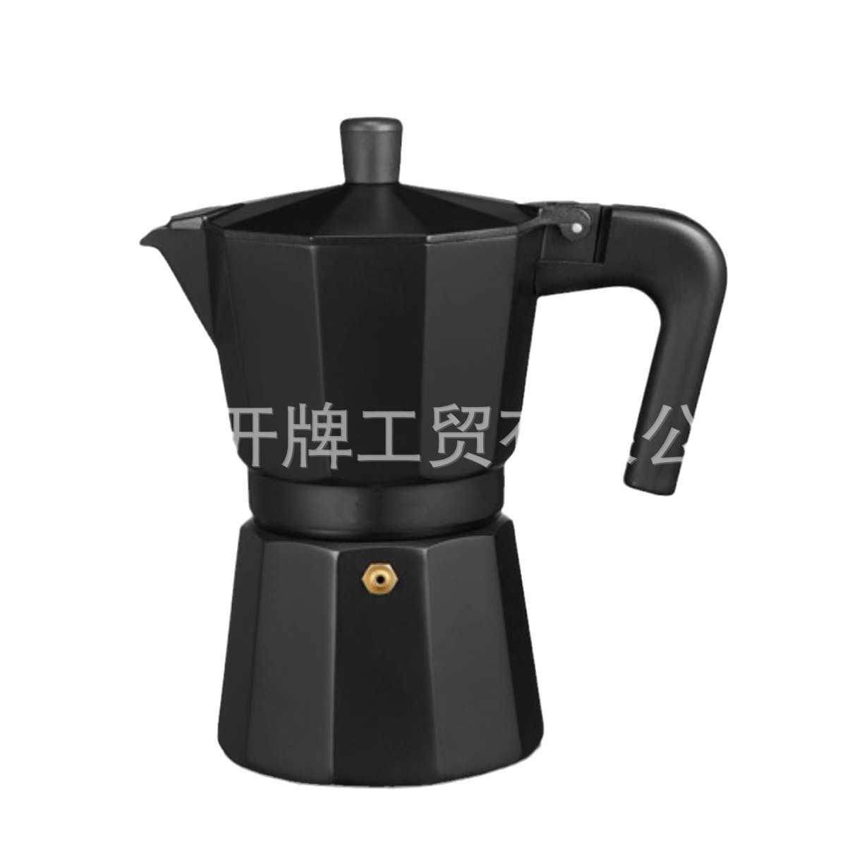 Cruzar la frontera en stock 3 tazas 6 tazas hogar italiano octogonal aluminio mocha olla refinada cafetera europea