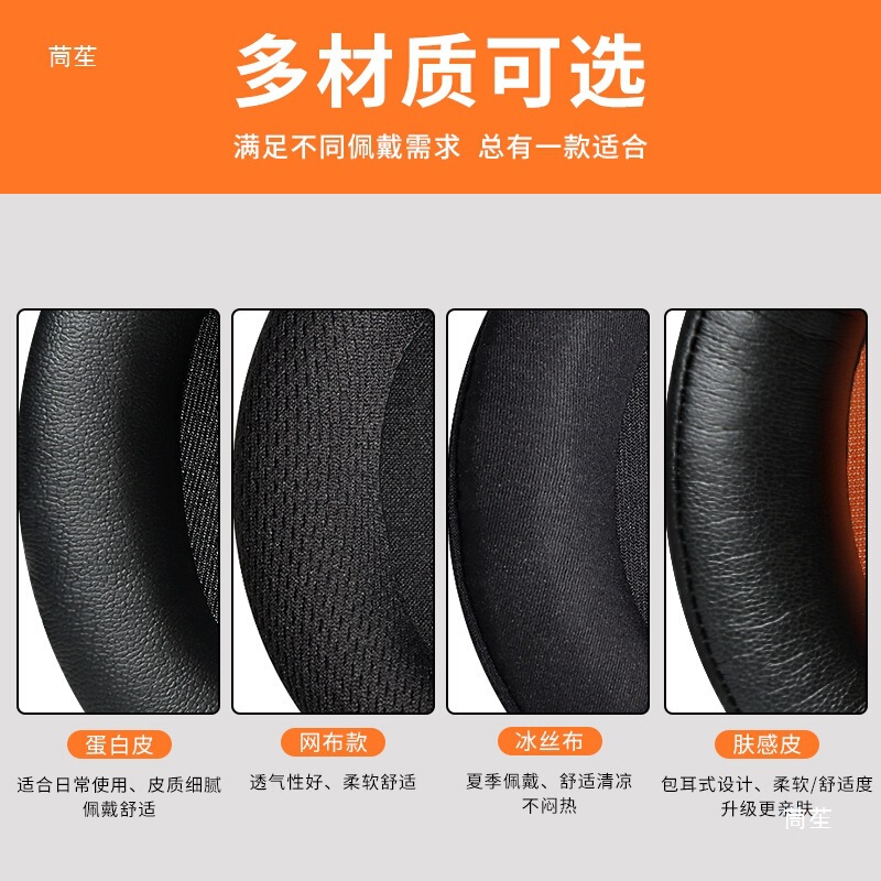 Suitable for Hyperx Cloud Hurricane 2/Tomahawk Storm Headphone Covers, Alpha Alpha S Earmuffs, and Others