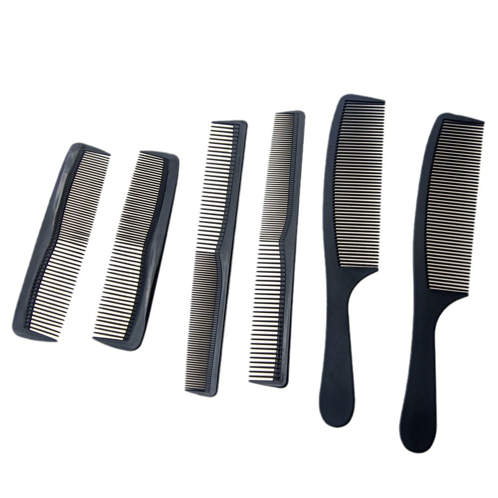 Peines de dos extremos, peines de cabello recto, peines de cabello de dos extremos, peines de cabello de doble extremo, peines de plástico portátiles, peines de estilo de frangeo