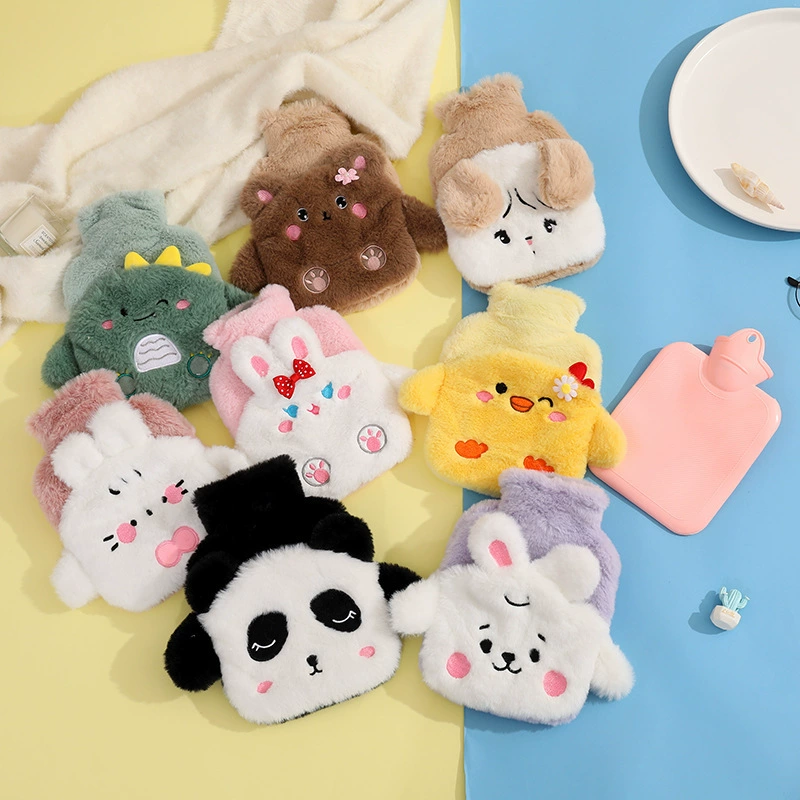 Мультяшная инъекция воды Мешок для горячей воды Устойчивая к высоким температурам Утолщенная Взрывозащищенная грелка для рук Мешок для воды Теплый ребенок без запаха Теплая сумка для воды для девочек