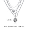 Pendant stainless steel, trend necklace for leisure, internet celebrity