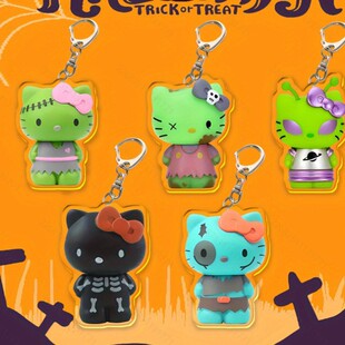 Cross-border new acrylic flat cat car decoration pendant