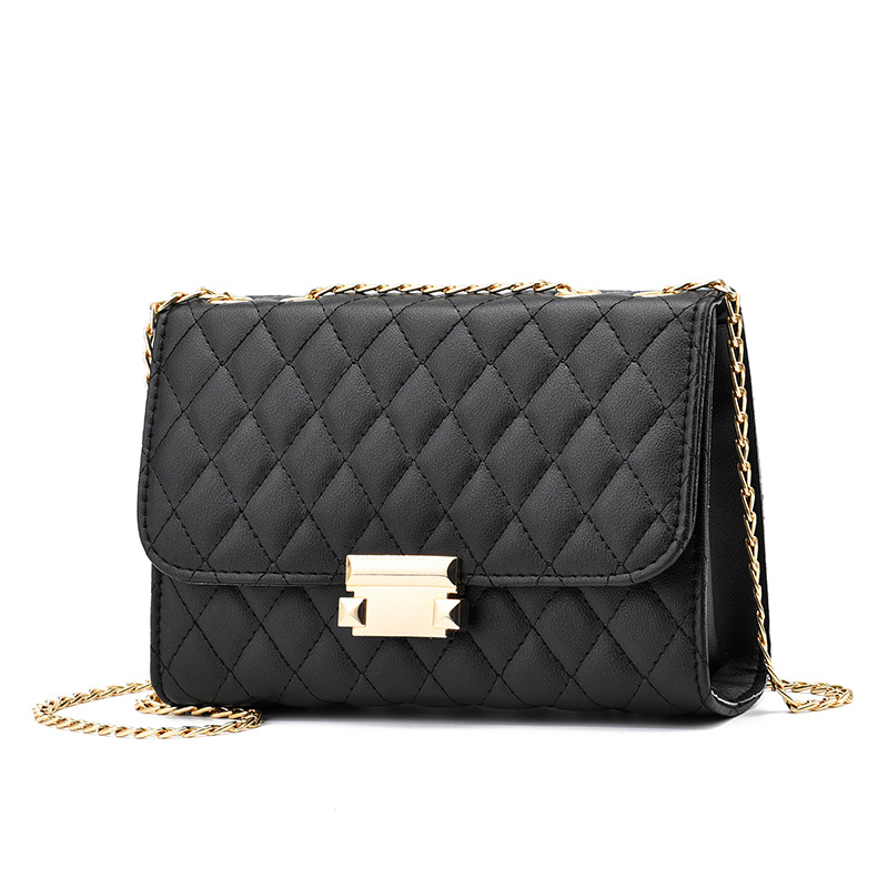 Damen 2024 Neue Lingge Kette Instagram Eine Schulter Crossbody Kleine Duftende Wind Student Vielseitige Mini Telefon Tasche_voghion.com