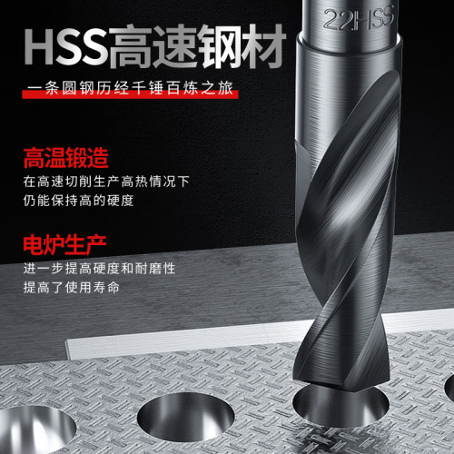 High speed steel drill bit 1/2 small shank drill bit shrink shank drill twist drill high speed steel milling drill bit one piece wholesale