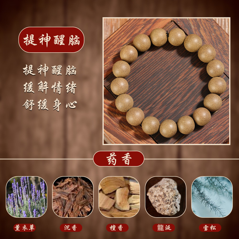 手工合香珠古法香珠理疗安神时尚手串佛珠中药药香珠单颗工厂批发|undefined