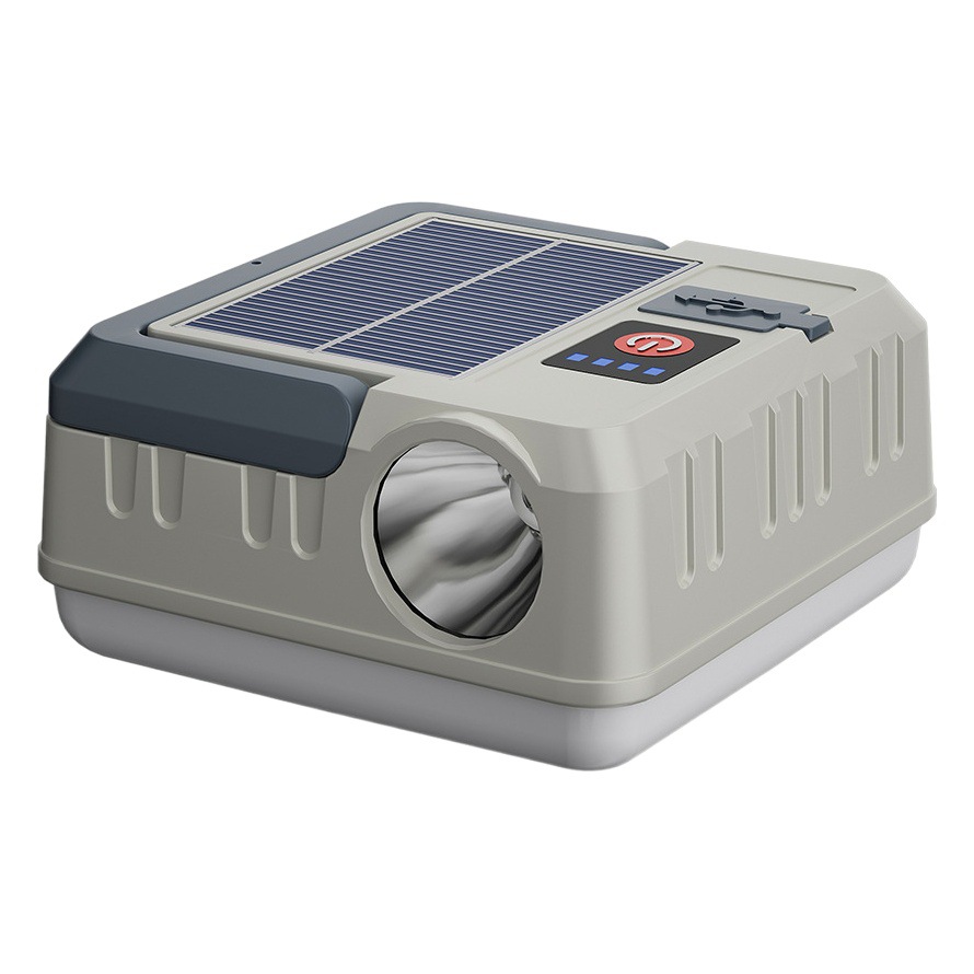 Lámpara camping solar recargable colgante portátil para exteriores