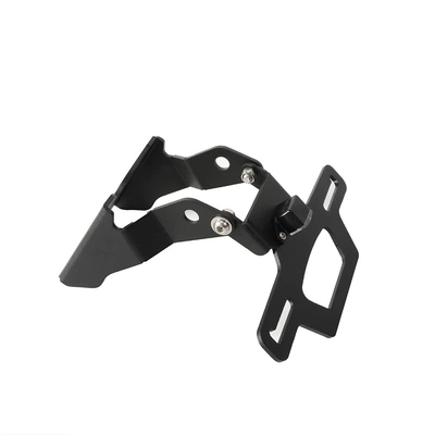 Applicable to Qianjiang Race 600RS Race 800 Motorcycle Turn Signal Fighting Short Tail Mudguard Folding License Plate Frame (License plate holder/license plate holder) - sai-600rs-license-plate-frame-photo-prohibiting-the-installation-of-a-license-plate-frame-will-cause-breakage-and-danger