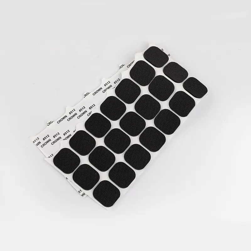 黑色圆形硅胶垫胶 门窗橱柜桌椅防撞垫 防滑减震缓冲垫