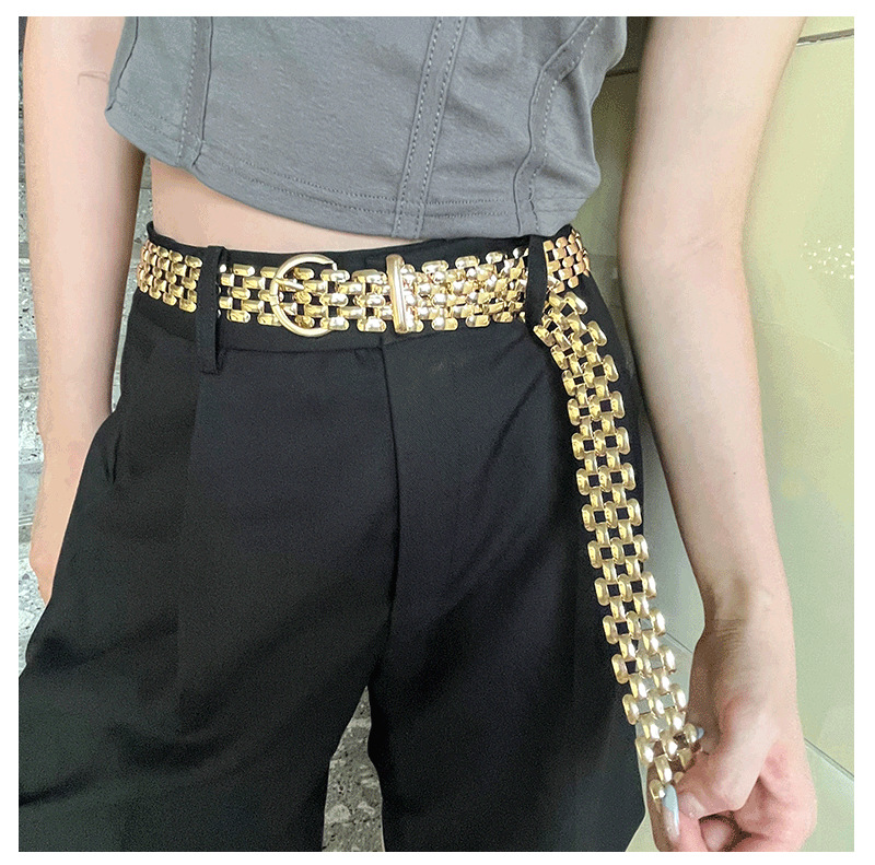 125g Weight Waist Chain Classification 1 Piece Quantity Holiday, Daily Occasion Alloy Material Geometric Pattern All Seasons Season Women's Gender Classic Style Style Classic Style Geometric Alloy Women's Chain Belts 4