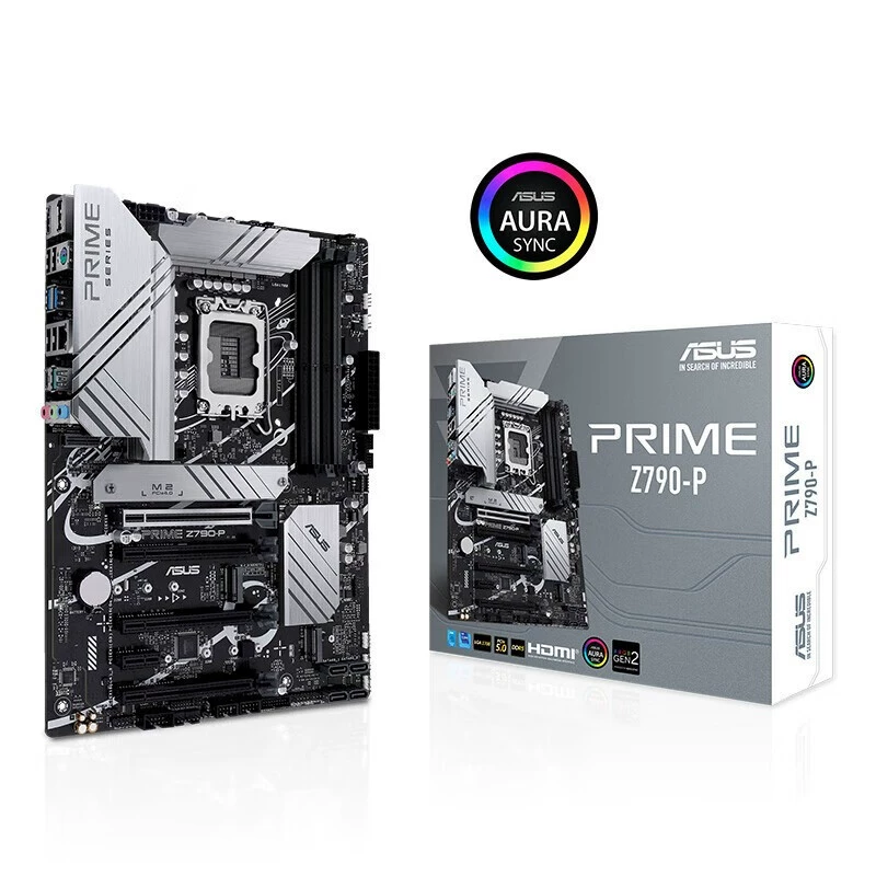 Материнская плата для ПК ASUS PRIME Z790-P D5, подходит для процессоров 13-го поколения Core, 13600KF