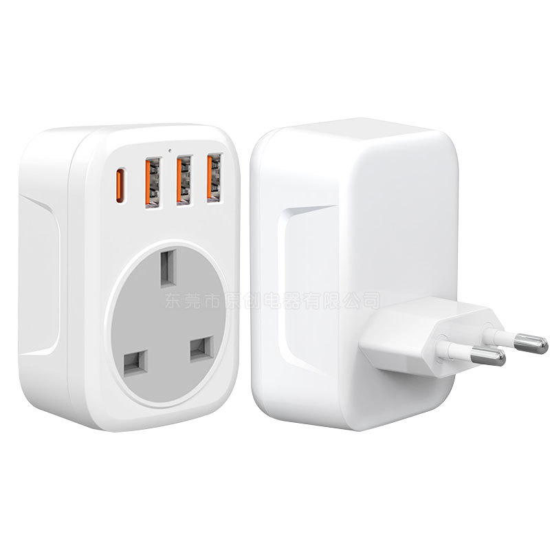 英规转欧规插头 英规转德规插头 英标转英标插头英标转美标转换器