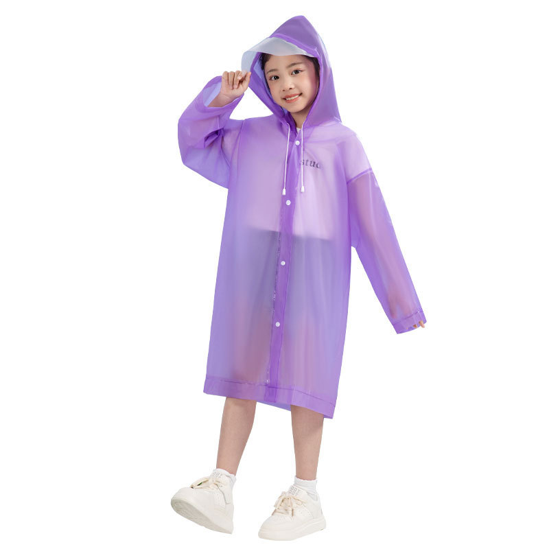 批发儿童一次性雨衣加厚耐磨幼儿园小学上学大帽檐雨衣独立包装|undefined