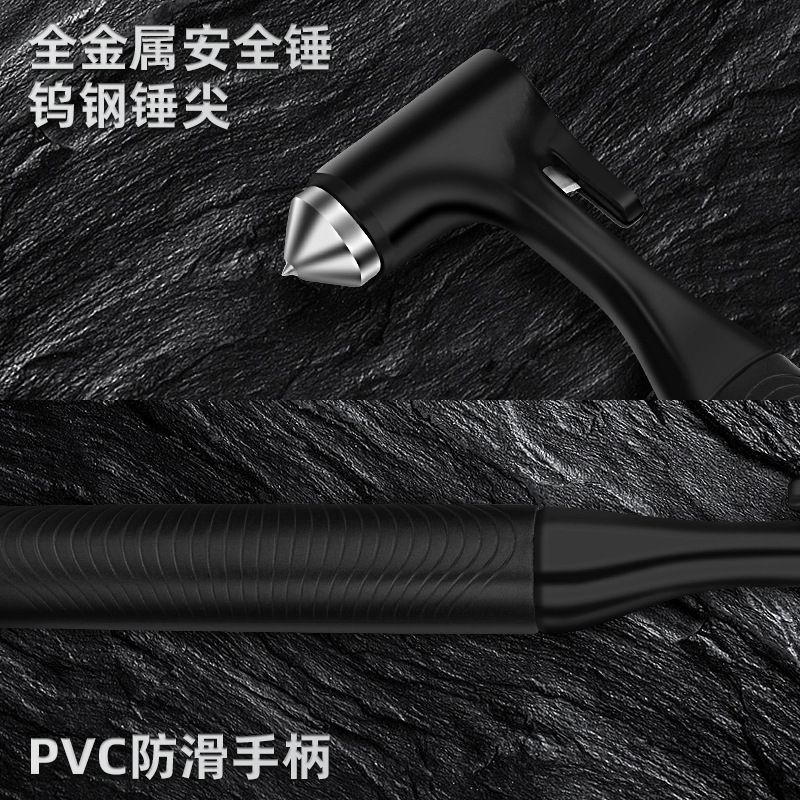 Car Safety Hammer Aluminum Alloy Safety Hammer Car Window Breaker Car Escape Life-saving Hammer Cross-border Car Window Break