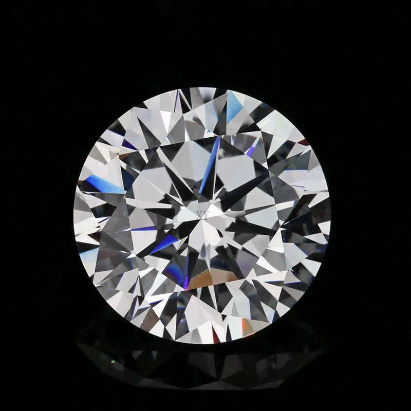 星耀宝石批发5A圆形八心八箭3-12MM白锆CZ 大尺寸白色锆石碎钻