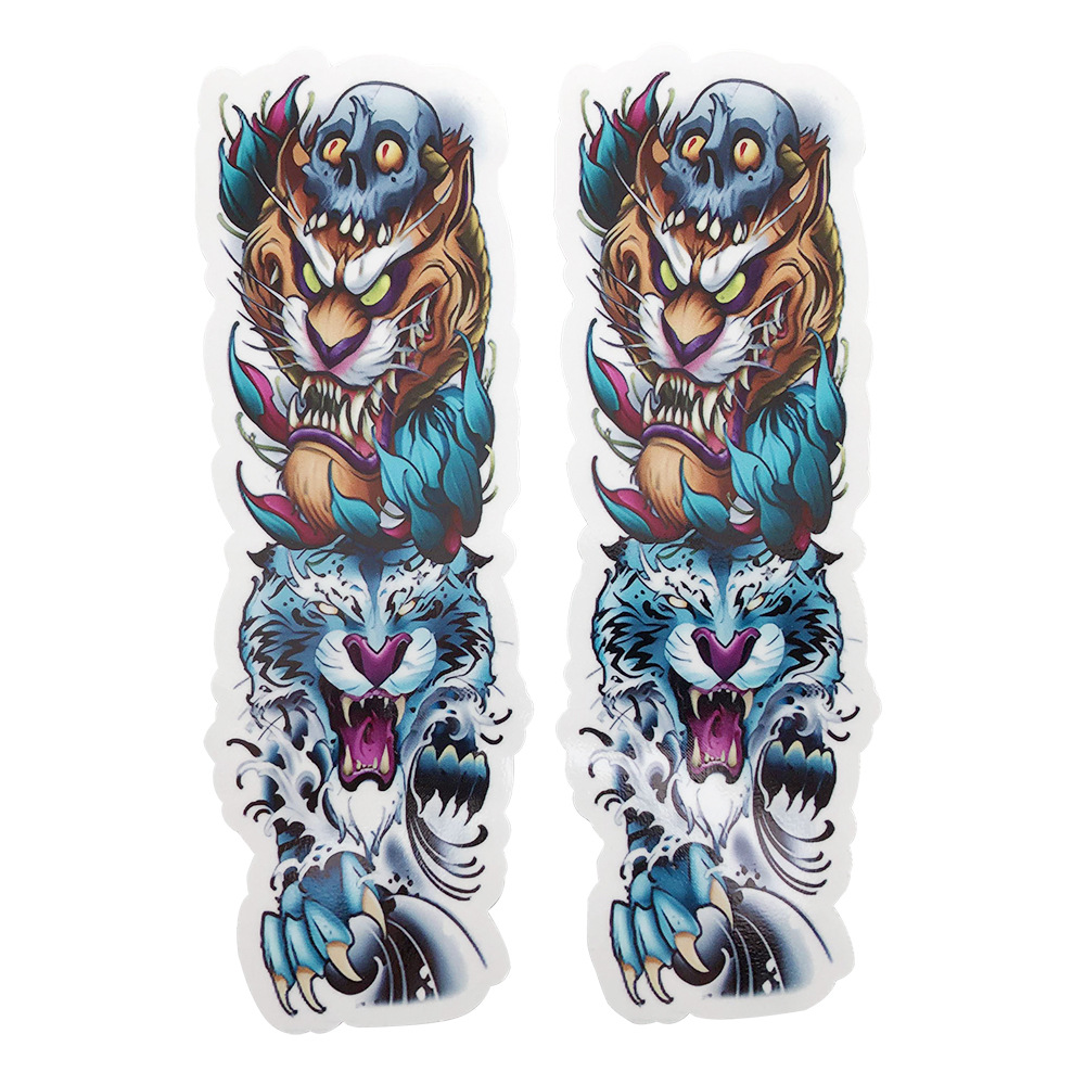 Adecuado para motocicletas Harley Great Glide Acomotor Pegatinas de cabeza fantasma Pegatinas de calavera de deslizamiento grande Pegatinas de absorción de impactos