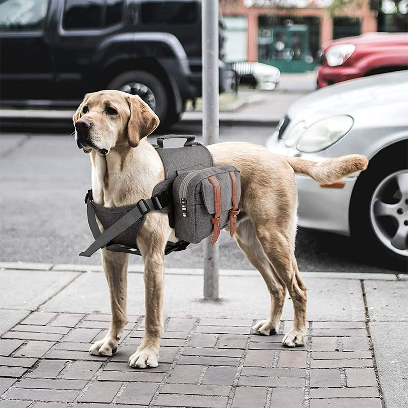 Рюкзак для собак большая собака золотой ретривер школьная сумка портативный рюкзак для собак Тяговая веревка большая собака уличная нагрудная сумка