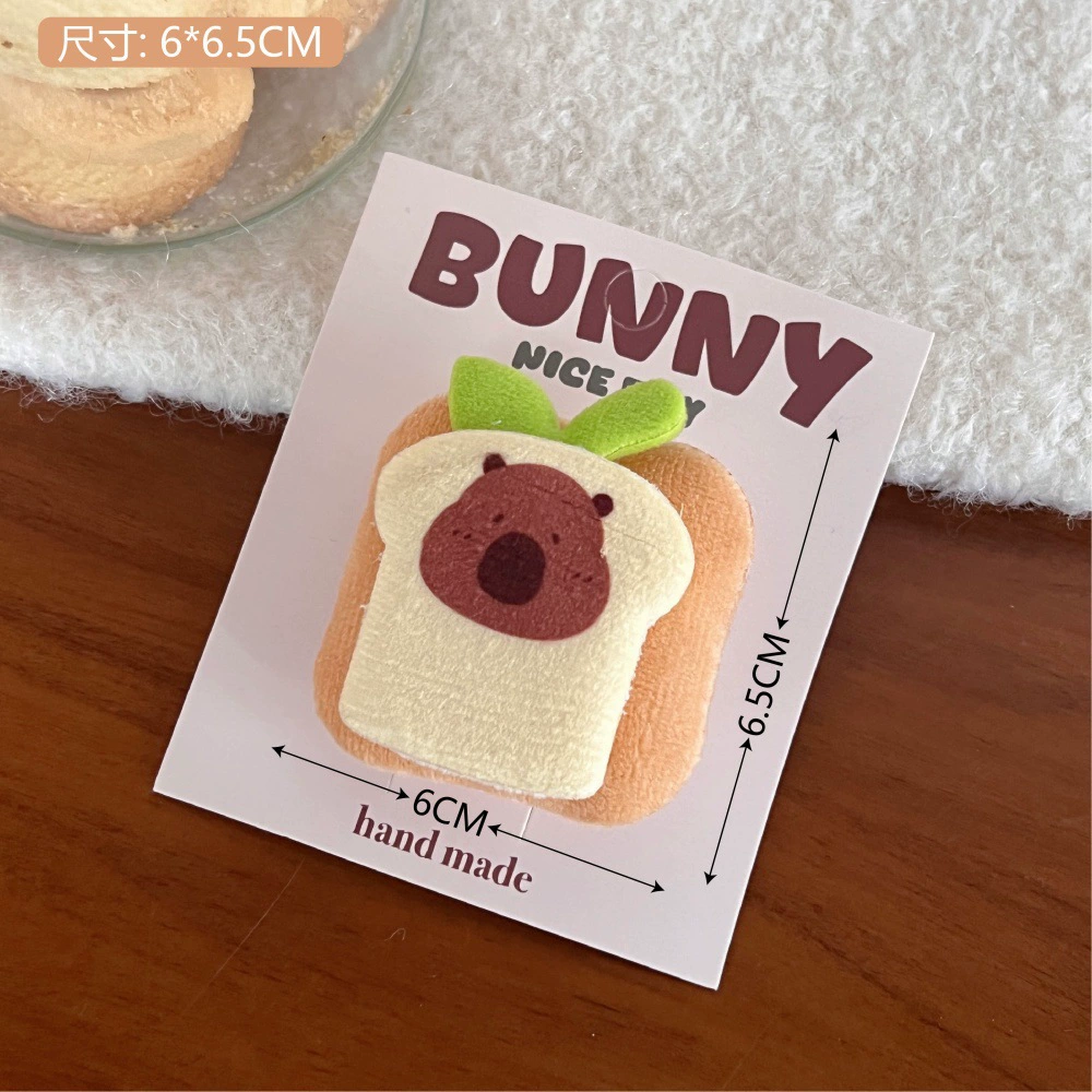 Плюшевый мультяшный подвес-брелок, универсальный для рюкзака и заколки, милые пищевые куклы