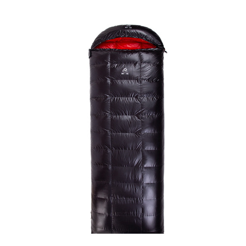Cross-border outdoor camping down sleeping bag envelope-style adult camping mountain climbing equipment portable white goose down sleeping bag