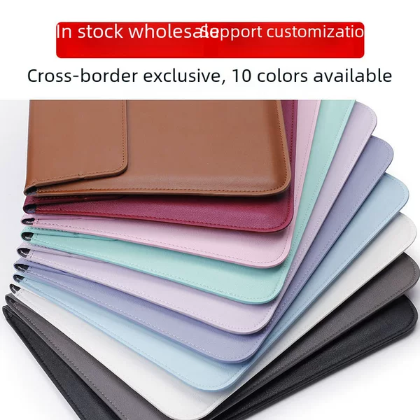 Suitable for Apple Notebook Liner Bag Macbookair Business Pu Envelope Bag Pro Horizontal Laptop Bag