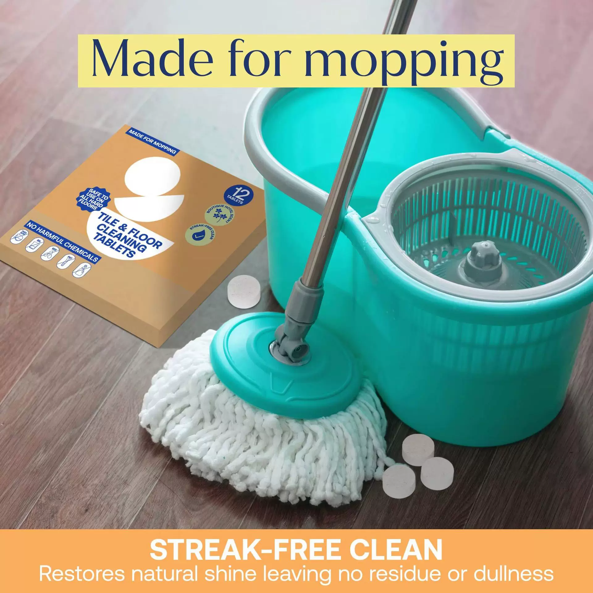 地板清洁剂泡腾片跨境Floor cleaning tablets拖地清洁片厂家批发