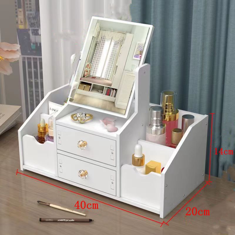 Espejo espejo de maquillaje tocador espejo de tocador escritorio de escritorio hogar dormitorio de estudiantes simple red de Internet nube espejo grande