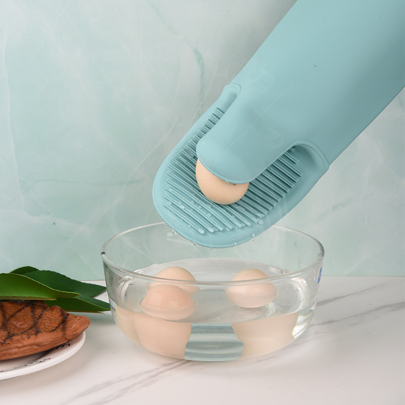 (2개) 실리콘 장갑 실리콘 오븐 열 절연 핸드 클립 베이킹 오븐 두꺼운 핸드 클립 확장 안티 스케일링 마이크로파 장갑