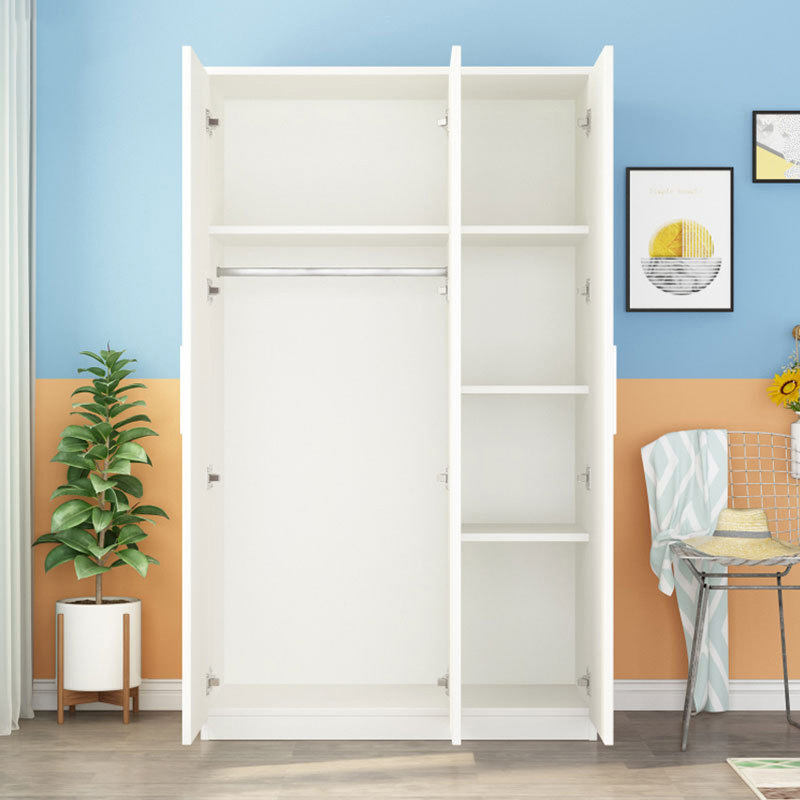 Fábrica de comercio exterior armario de madera maciza armario de almacenamiento tipo tablero gimnasio casa de alquiler dormitorio simple armario