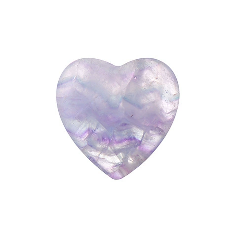 (Cross-border trading), (Wholesale), natural water, organic crystal heart shaped, accessories, 20mm, with gem