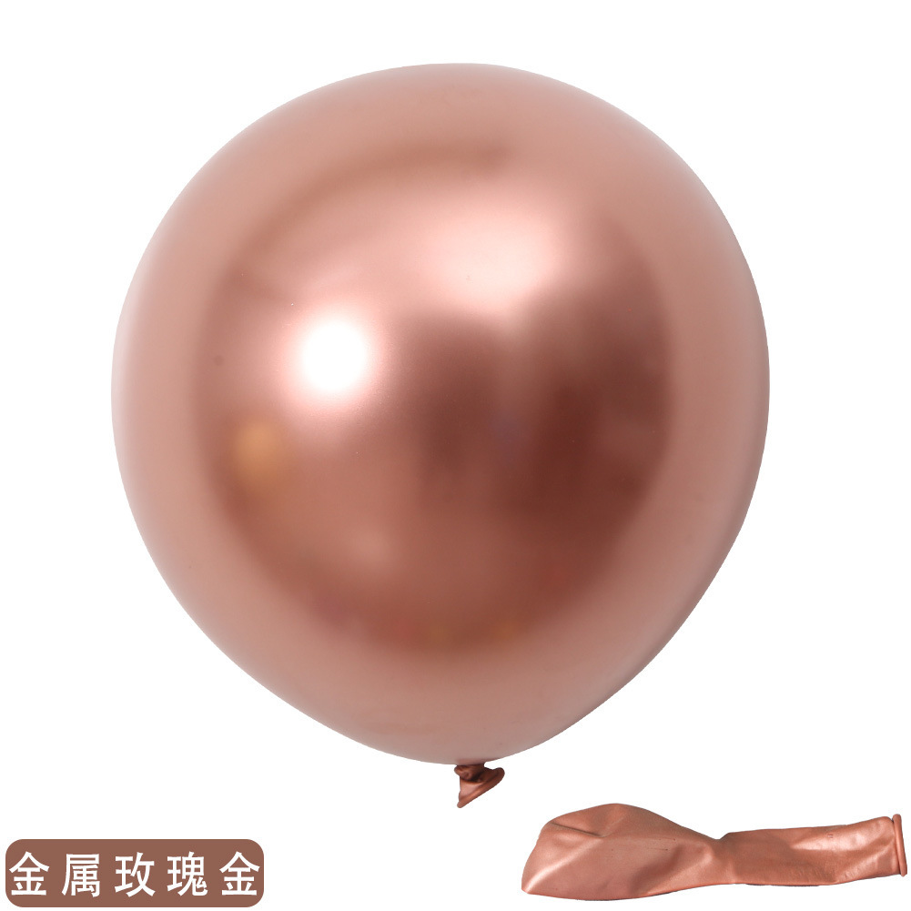 Globos de metal/látex redondos (5"/10"/12"/18") para bodas y cumpleaños al por mayor image 22