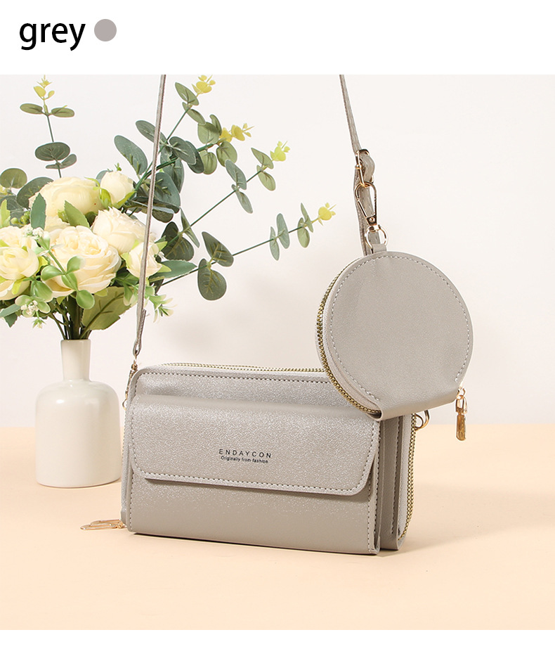 146g Weight Zipper Closure Type Single Shoulder Strap Strap Type Crossbody Bag Bags Type Holiday, Daily Occasion PVC Material Solid Color Pattern All Seasons Season Women's Gender Vintage Style, Classic Style Style Square Shape Small Size Women's Solid Color PVC Zipper Phone Wallets 15