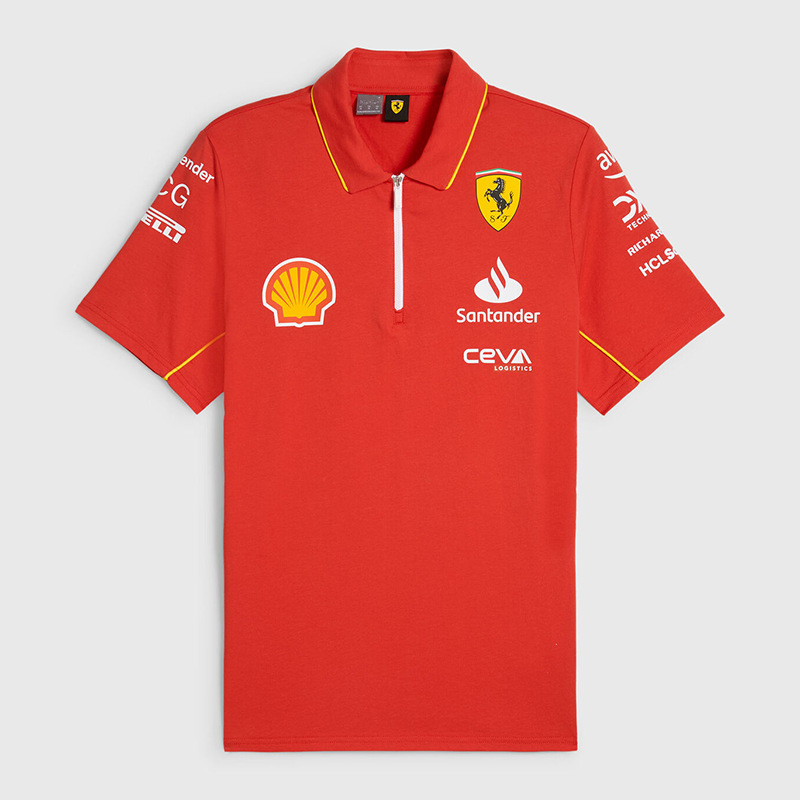 2025年新作 F1 レーシングスーツ フェラーリ メルセデスベンツ マクラーレン 半袖Tシャツ POLO 同チーム|undefined