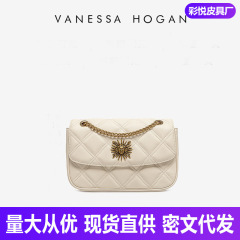 VH女包茵然软包系列时尚太阳神斜挎包菱格链条腋下包高级感单肩包