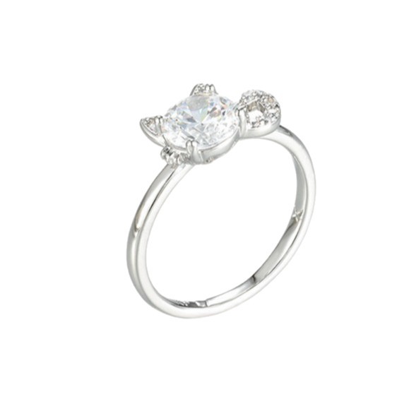 Anillo con Diseño de Gato de Aleación para Mujer image 6