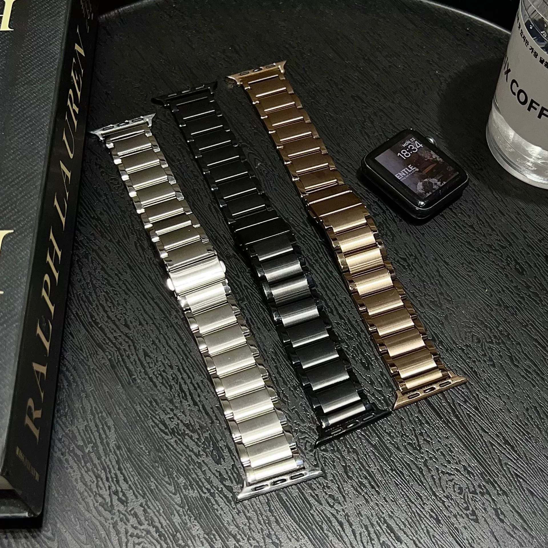Пояс Xiaoman быстрая разборка ремень подходит для AppleWatchs9s8S7 Apple продвинутый стальной ремень iwatchse летний для мужчин и женщин