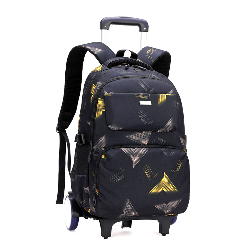 Transfronterizo especial pescado natural nueva mochila carro primaria y secundaria niños de la Escuela de gran capacidad de una sola pieza de entrega imprimible LOGO