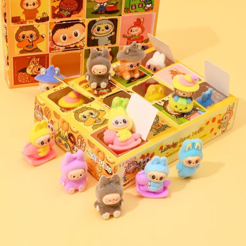 Trendy Labubu Blind Box Glow-In-The-Dark Toy for Students, Gifts, Prizes, Trendy Collectible Figures, Wholesale