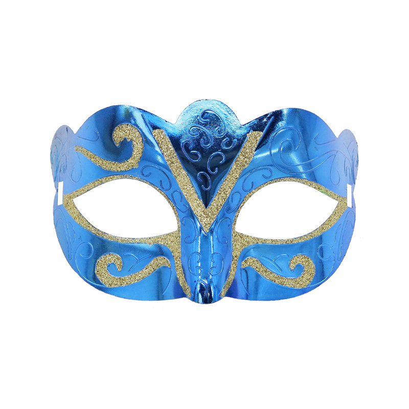 Mariposa máscara pintada mitad cara lucha libre mano de juego de rol visera carnaval Halloween props fiesta TK