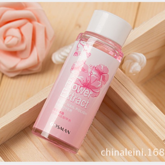 Gossman 6057 nail polish remover three-color fruit flavor 50ml nail polish remover calcium nail polish remover factory direct supply